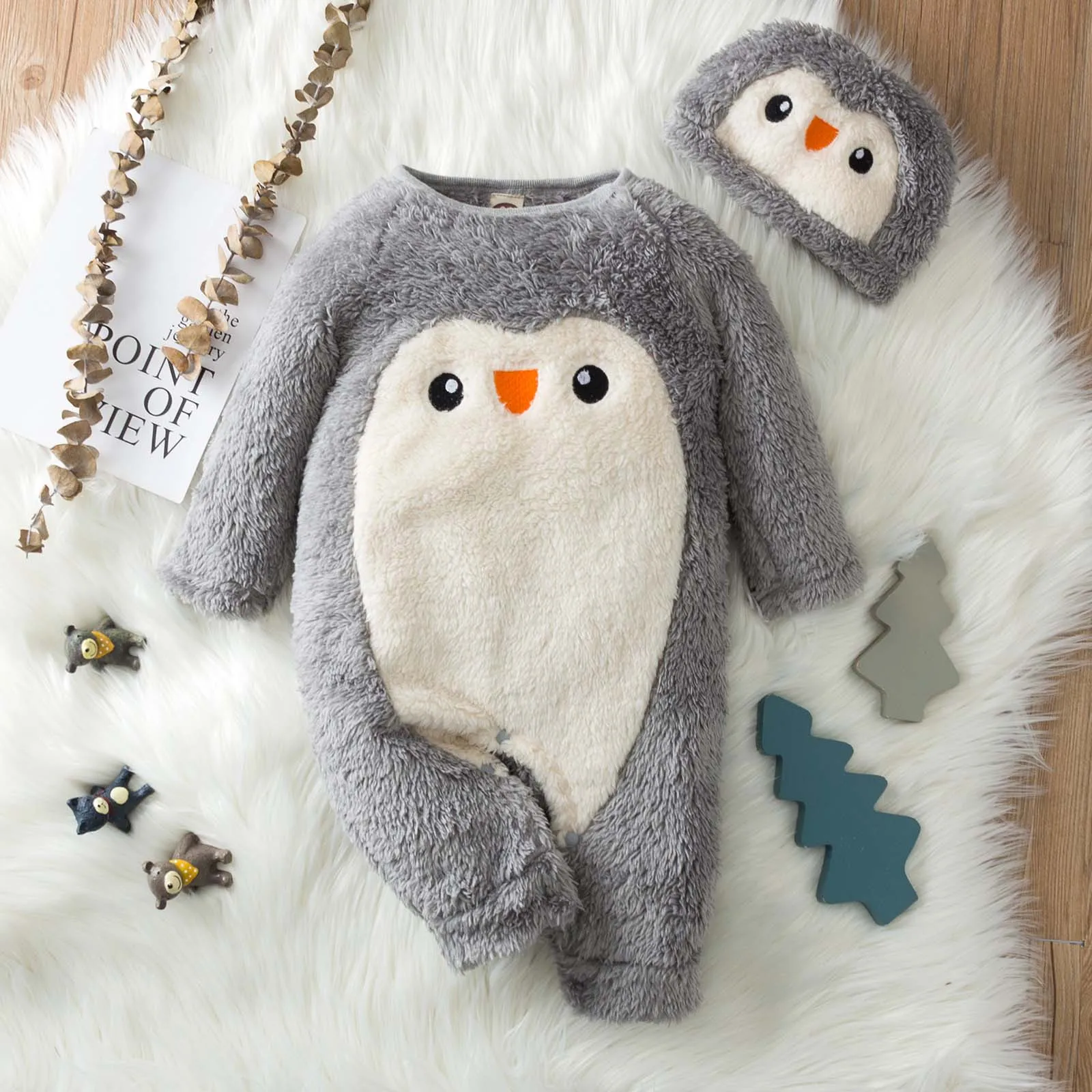 New 0-24Months Winter plush Penguin suit Kid Baby Cartoon Christmas Romper Jumpsuit Clothes+Hat Set Outfits новогодний косм M5
New 0-24Months Winter plush Penguin suit Kid Baby Cartoon Christmas Romper Jumpsuit Clothes+Hat Set Outfits новогодний косм M5