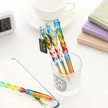 Colorful Transparent Crystal gel pens Cute 0.5mm black ink neutral pen material escolar stationery school writing supplies
Colorful Transparent Crystal gel pens Cute 0.5mm black ink neutral pen material escolar stationery school writing supplies