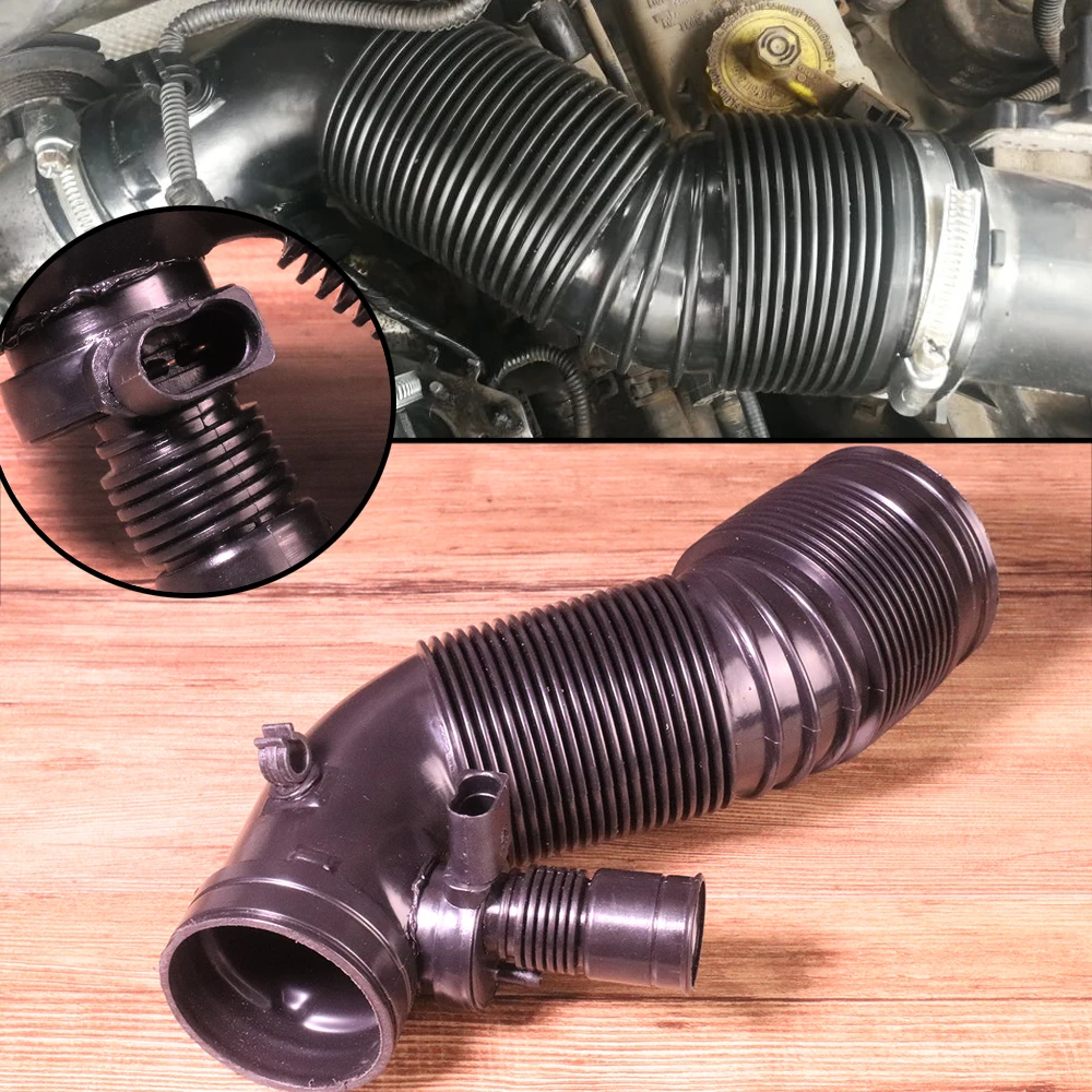 Black Air Intake Hose Pipe 1J0129684CG 1J0 129 684 NT Fit For VW Golf MK4 Bora 1998 1999 2000-2004 2005 For Audi A3 1.6 2003 (2)