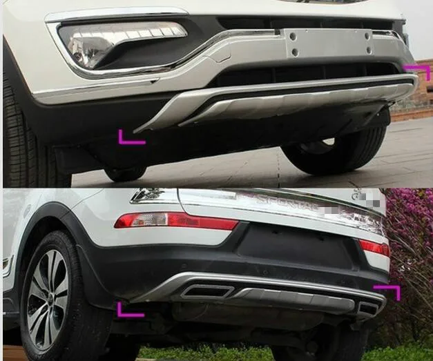 Set of 2 front amp; rear bumper protector cover guard plastic skid plate for Kia Sportage run 2010 2011 2012 2013 2014 fast ship
Set of 2 front amp; rear bumper protector cover guard plastic skid plate for Kia Sportage run 2010 2011 2012 2013 2014 fast ship