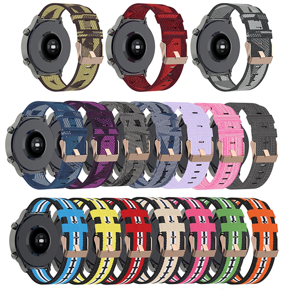 22MM Nylon Watch Band Wristwatch Band Strap Bracelet Belt for Huawei Watch GT2 PRO for Honor Magic Watch2 46mm/Honor watch Dream
22MM Nylon Watch Band Wristwatch Band Strap Bracelet Belt for Huawei Watch GT2 PRO for Honor Magic Watch2 46mm/Honor watch Dream