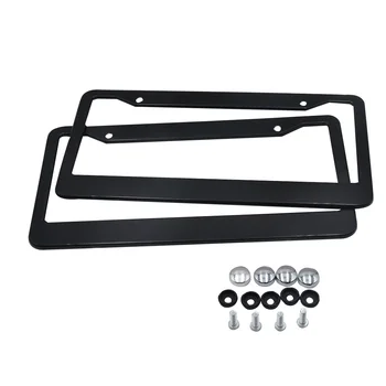 2pcs Stainless Steel Car License Plate Frame Universal Vehicle Black Number License Plate Bracket Frame Holder
2pcs Stainless Steel Car License Plate Frame Universal Vehicle Black Number License Plate Bracket Frame Holder