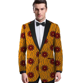Festive dashiki print Men's dress suit jacket male custom made African party suit casual blazers for drop shipping
Festive dashiki print Men's dress suit jacket male custom made African party suit casual blazers for drop shipping