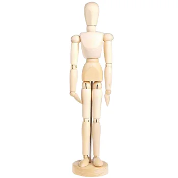 Cartoon Blockhead Puppet Sketch Model For Children Unisex Drawing Toy Artist Figures Handmade Wooden Jointed Doll Man Painting
Cartoon Blockhead Puppet Sketch Model For Children Unisex Drawing Toy Artist Figures Handmade Wooden Jointed Doll Man Painting
