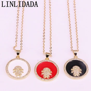 8Pcs Round Enamel Cubic Zirconia Girl Charm Pendant Necklaces Gold Color For Women Girl
8Pcs Round Enamel Cubic Zirconia Girl Charm Pendant Necklaces Gold Color For Women Girl