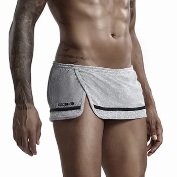 Sleepwear Men Pajamas Bottoms Sexy Men's Side Split Pajamas Shorts Loose Home Lounge Boxer Shorts Fashion Nightwear 2020 New
Sleepwear Men Pajamas Bottoms Sexy Men's Side Split Pajamas Shorts Loose Home Lounge Boxer Shorts Fashion Nightwear 2020 New