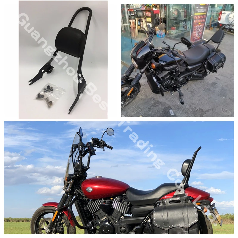 Для Harley Davidson STREET 750 500 задние спинки пассажирские ЗАДНИЕ подушки Quick release |