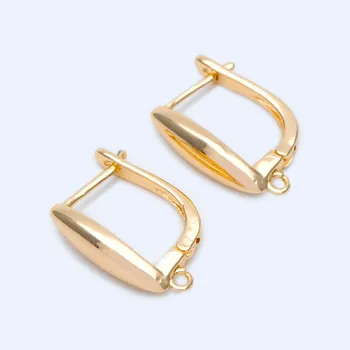 10pcs Gold Click-in Style Lever Back Earring Wires with Open Jump Ring,Earring Findings (GB-1206) 
10pcs Gold Click-in Style Lever Back Earring Wires with Open Jump Ring,Earring Findings (GB-1206)