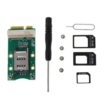 Mini PCI-E Adapter with SIM Card Slot for 3G/4G WWAN LTE GPS Card Mini PCI-e Adapter C26
Mini PCI-E Adapter with SIM Card Slot for 3G/4G WWAN LTE GPS Card Mini PCI-e Adapter C26