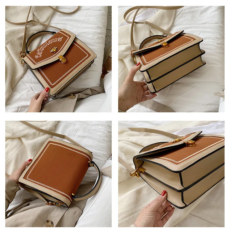 INS-Style Hand Square Sling Bag 2019 Autumn New Style Hand mo sha bao Industrial Small Bee Decoration Embroidered Letters
INS-Style Hand Square Sling Bag 2019 Autumn New Style Hand mo sha bao Industrial Small Bee Decoration Embroidered Letters