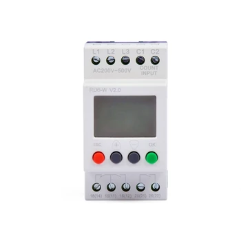 ANT CE RD6-W LCD screen time delay adjustable and counting 3-phase sequence control and phase faiture loss monitoring relay
ANT CE RD6-W LCD screen time delay adjustable and counting 3-phase sequence control and phase faiture loss monitoring relay