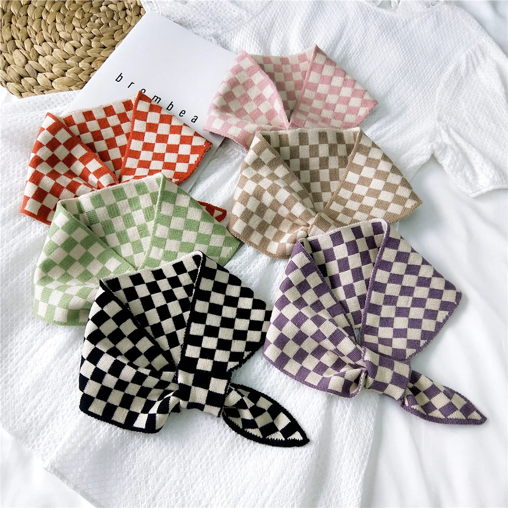 2020 New Autumn Winter Knitted Plaid Scarf Ring Women Warm Cashmere Neck Bandana Scarves Shawls Pashmina Female Blanket Echarpe
2020 New Autumn Winter Knitted Plaid Scarf Ring Women Warm Cashmere Neck Bandana Scarves Shawls Pashmina Female Blanket Echarpe