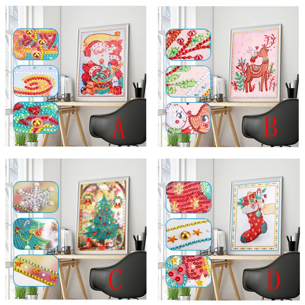 Diamond Painting Special Shaped Multicolor Diamonds Painting DIY 5D Partial Drill Cross Stitch Kits Crystal kerst decoratie 2019
Diamond Painting Special Shaped Multicolor Diamonds Painting DIY 5D Partial Drill Cross Stitch Kits Crystal kerst decoratie 2019
