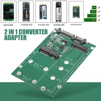 Mayitr 1pc 6Gbps High Speed M2 NGFF SSD to SATA Converter Adapter 520MB/s Read 2-In-1 Convertors Card
Mayitr 1pc 6Gbps High Speed M2 NGFF SSD to SATA Converter Adapter 520MB/s Read 2-In-1 Convertors Card