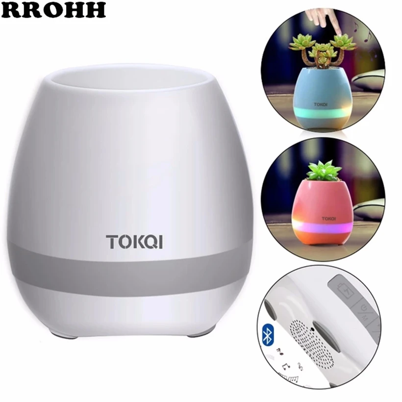 Hot Music LED Flower Pot Speaker Smart Wireless Finger Bluetooth Switch Office Living Room Decoration Home Speaker Desk Touch
Hot Music LED Flower Pot Speaker Smart Wireless Finger Bluetooth Switch Office Living Room Decoration Home Speaker Desk Touch