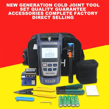 Leather Fiber Optic Cold Junction Kit Package Fiber Test Red Light Pen Cutting Knife Optical Power Meter Stripping Pliers
Leather Fiber Optic Cold Junction Kit Package Fiber Test Red Light Pen Cutting Knife Optical Power Meter Stripping Pliers