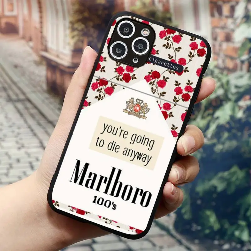 Сигаретный Marlboros чехол для телефона iPhone 11 12 Pro X XS Max XR 5 6 6S 7 8 Plus SE 2020 Samsung A 50 51 70 71 21 S 9