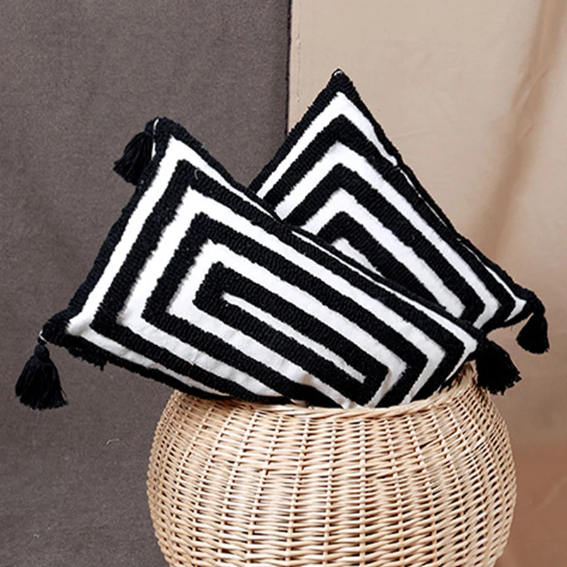 Tufted Embroidery Home Decoration Pillowcase Cotton Canvas With Tassel Throw Cushion Cover Sofa Home Pillowcover 40845
Tufted Embroidery Home Decoration Pillowcase Cotton Canvas With Tassel Throw Cushion Cover Sofa Home Pillowcover 40845