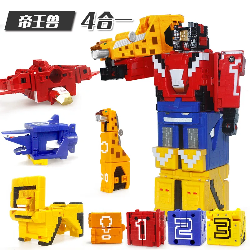 Box with Numbers Transformation 3 Hundred Beastmaster Animal Combat Team Fit Robot Mech Mythical Creatures Jingang 9-Year-Old CH
Box with Numbers Transformation 3 Hundred Beastmaster Animal Combat Team Fit Robot Mech Mythical Creatures Jingang 9-Year-Old CH