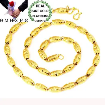OMHXFC Wholesale European Fashion Man Male Party Wedding Gift Long 50cm Wide 4 5 6mm Olive Real 24KT Gold Chain Necklace NL55
OMHXFC Wholesale European Fashion Man Male Party Wedding Gift Long 50cm Wide 4 5 6mm Olive Real 24KT Gold Chain Necklace NL55