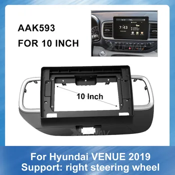 10 Inch Car Radio Facia Panel for HYUNDAI VENUE 2019 (Right Wheel) Fascia Dashboard Console Panel Plate Trim Adapter Accessories
10 Inch Car Radio Facia Panel for HYUNDAI VENUE 2019 (Right Wheel) Fascia Dashboard Console Panel Plate Trim Adapter Accessories