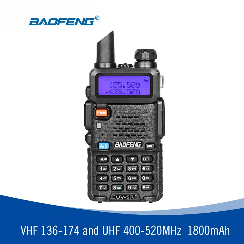 Фото Портативная рация Baofeng UV 5R 5 Вт двусторонняя радиосвязь UV-5R Профессиональный FM