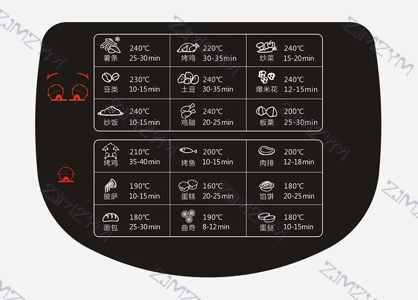 Description Picture 5 of item7L 1300W Multifunction Air Fryer Oil Free Chicken Air Fryer Electric Deep Fryer Air Deep Frying Machine With Intelligent Control