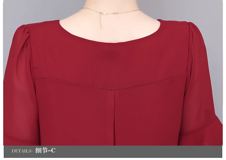 Women Blouses Solid 2020 Summer New Short- Sleeve V-Neck Lace up Shirt Female Chiffon Womens Plus Size Tops Slim Clothing NS4544 Women Blouses Solid 2020 Summer New Short- Sleeve V-Neck Lace up Shirt Female Chiffon Womens Plus Size Tops Slim Clothing NS4544
