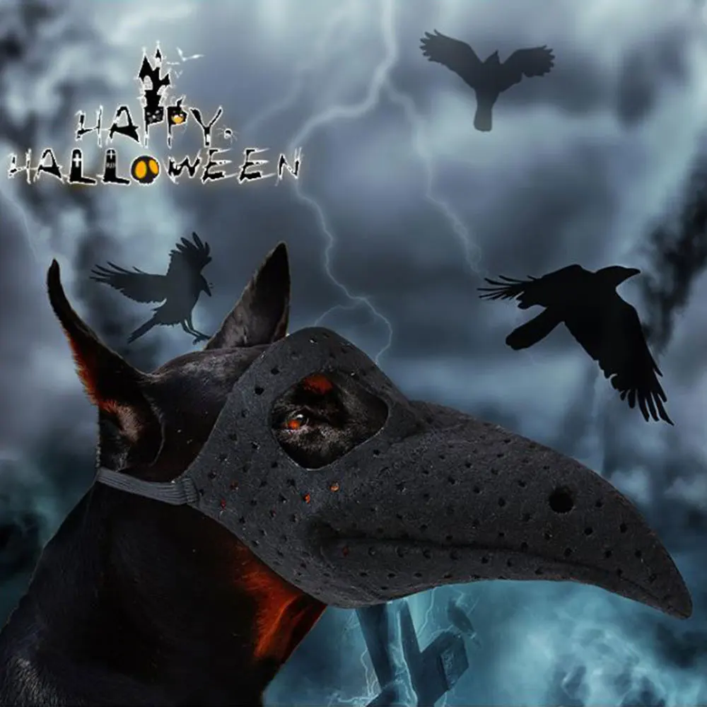 Фото Маска для рта с ужасной птицей и клювом маска животных на Хэллоуин костюм