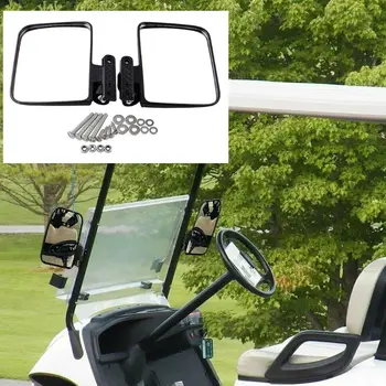A Pair Black Universal Golf Cart Rear View Mirrors Side Border Fits Club Car X6HF
A Pair Black Universal Golf Cart Rear View Mirrors Side Border Fits Club Car X6HF