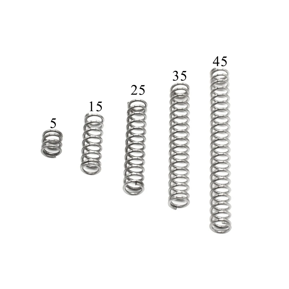 10PCS 0.7* 5 7 9 11 mm*5-45mm Spring Steel Small Compression Release Mechanical Return Pressure Spring OD 4mm
10PCS 0.7* 5 7 9 11 mm*5-45mm Spring Steel Small Compression Release Mechanical Return Pressure Spring OD 4mm