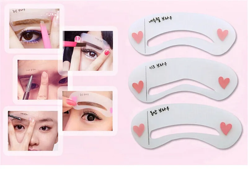 3pcs 3 in 1 Eyeliner Stencil Kit Model for Eyebrows Cat Fish Tail Double Wing Stencils Template Fard a Paupiere Card Eye
3pcs 3 in 1 Eyeliner Stencil Kit Model for Eyebrows Cat Fish Tail Double Wing Stencils Template Fard a Paupiere Card Eye