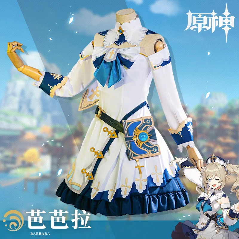 Genshin Impact Cosplay Barbara Costume Halloween Party Anime Game Genshin Impact Barbara Cosplay Dress Outfit
Genshin Impact Cosplay Barbara Costume Halloween Party Anime Game Genshin Impact Barbara Cosplay Dress Outfit