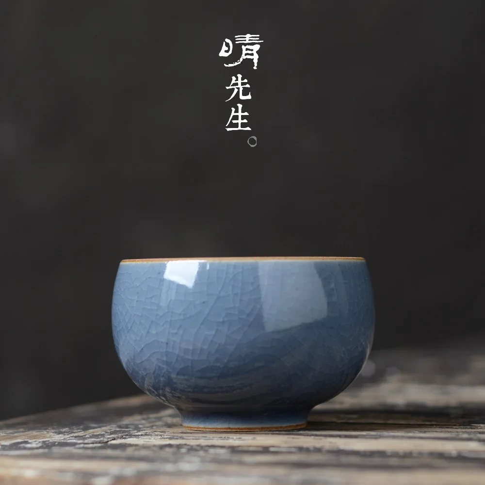 Jingdezhen Ruyao master cup tea cup can be raised for tea drinking cup Ru porcelain Kung Fu tea set tea cup individual single
Jingdezhen Ruyao master cup tea cup can be raised for tea drinking cup Ru porcelain Kung Fu tea set tea cup individual single