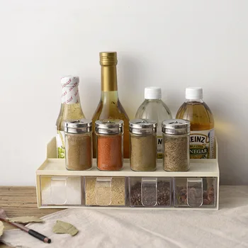 1Pcs Multifuncational Large Capacity Drawer Type Seasoning Box with Spoon Multi-layer Kitchen Practical Condiment Container Rack
1Pcs Multifuncational Large Capacity Drawer Type Seasoning Box with Spoon Multi-layer Kitchen Practical Condiment Container Rack