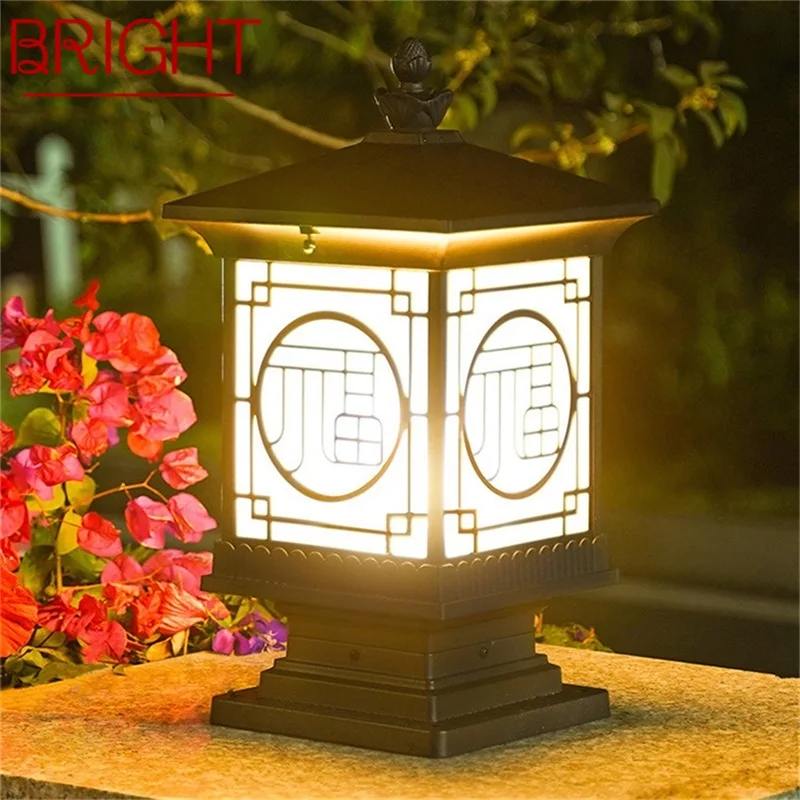 BRIGHT Outdoor Classical Post Light Retro Waterproof Pillar LED Wall Lamp Fixtures for Home Garden
BRIGHT Outdoor Classical Post Light Retro Waterproof Pillar LED Wall Lamp Fixtures for Home Garden