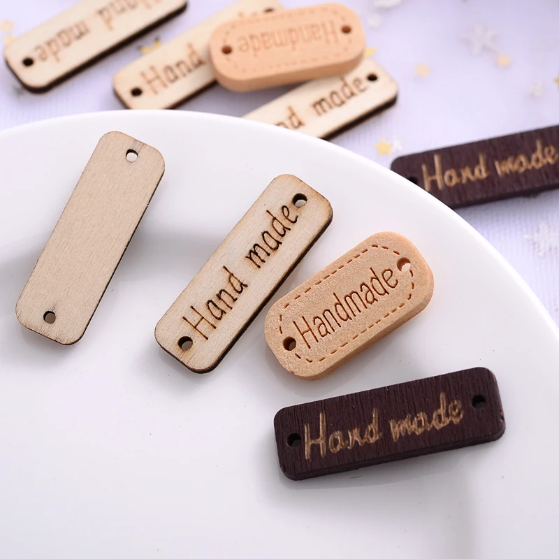 25/50Pcs Hand made Rectangle Shape Wooden Buttons Fashion Handmade Letter Buttons Scrapbooking Garment DIY Apparel Accessories
25/50Pcs Hand made Rectangle Shape Wooden Buttons Fashion Handmade Letter Buttons Scrapbooking Garment DIY Apparel Accessories