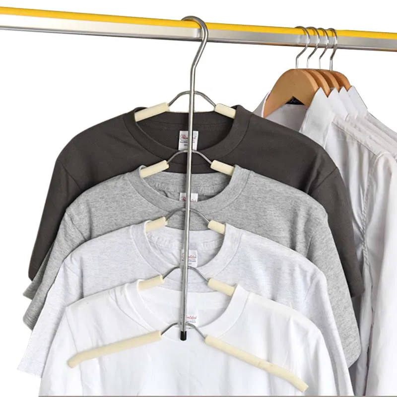 Multilayer Fish Bone Shape Stainless Steel Clothing Storage Racks 5 Layer Hanger Clothes Holder Wardrobe Laundry Drying Rack
Multilayer Fish Bone Shape Stainless Steel Clothing Storage Racks 5 Layer Hanger Clothes Holder Wardrobe Laundry Drying Rack