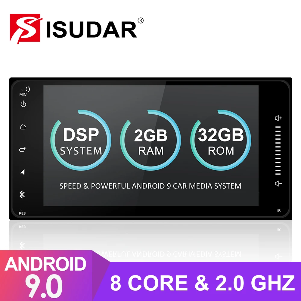 Isudar 2 Din Auto Radio Android 9 For Toyota/Corolla/Terios/Altis/RAV4/CAMRY Car Multimedia Video GPS Octa Core ROM 32GB Camera
Isudar 2 Din Auto Radio Android 9 For Toyota/Corolla/Terios/Altis/RAV4/CAMRY Car Multimedia Video GPS Octa Core ROM 32GB Camera