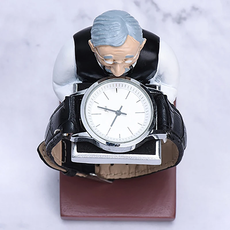 Resin Watch Stand Individuality Old Housekeeper Watch Storage Boxes Case Fashion Watch Display Case Jewelry Gift Organizer Black
Resin Watch Stand Individuality Old Housekeeper Watch Storage Boxes Case Fashion Watch Display Case Jewelry Gift Organizer Black