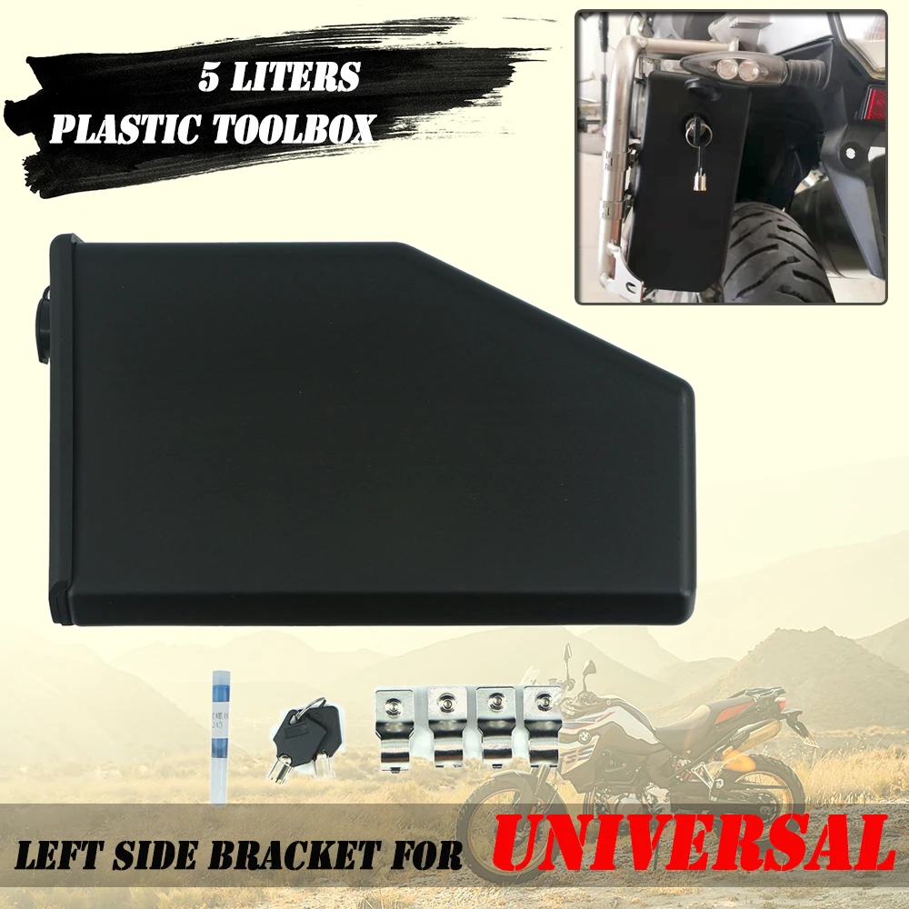 For BMW R1200GS Adv/Adventure LC Motorcycle Decorative Plastic Box Toolbox 5 Liters Tool Box Left Side Bracket for F850GS F750GS
For BMW R1200GS Adv/Adventure LC Motorcycle Decorative Plastic Box Toolbox 5 Liters Tool Box Left Side Bracket for F850GS F750GS