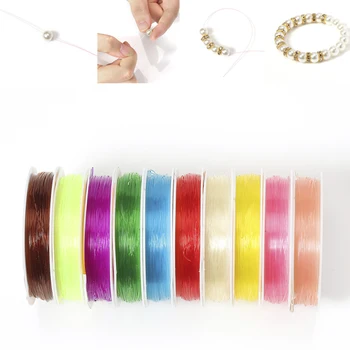 1Roll 0.6mm-1mm Elastic Crystal String Beading Cord String Wire Thread For Diy Jewelry Making Bracelet Necklace Accessories
1Roll 0.6mm-1mm Elastic Crystal String Beading Cord String Wire Thread For Diy Jewelry Making Bracelet Necklace Accessories
