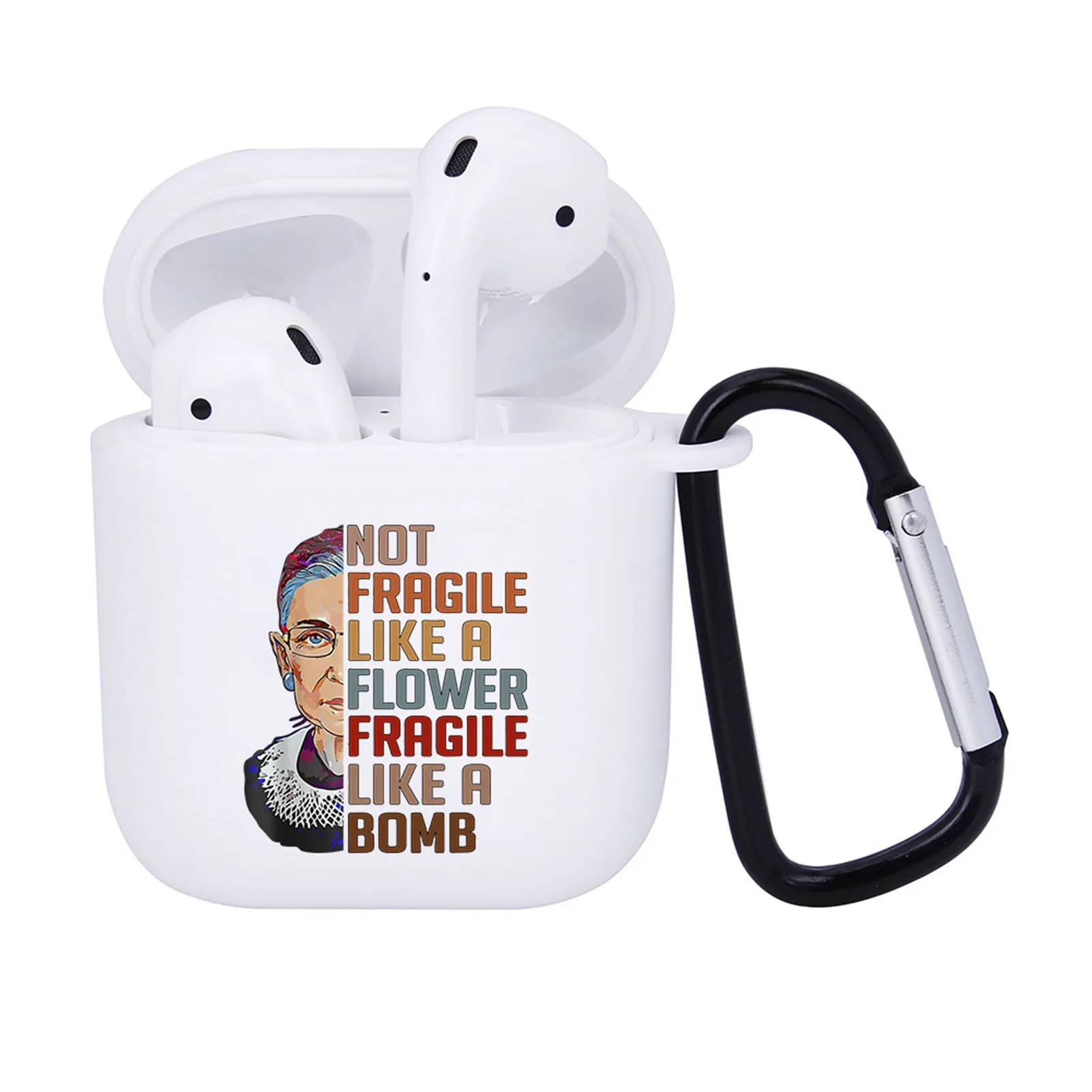 Ruth Bader Ginsburg Anime Cartoon Earphone Silicone Case for AirPods Wireless Bluetooth Earphone Cover AirPods Protector
Ruth Bader Ginsburg Anime Cartoon Earphone Silicone Case for AirPods Wireless Bluetooth Earphone Cover AirPods Protector