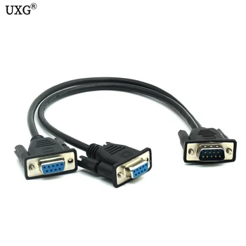 DB9 9Pin 1 to2 Rs232 Serial Cable Splitter Directly Connected COM 2 in 1 Data Cable Male to Female for Cash Register POS Display
DB9 9Pin 1 to2 Rs232 Serial Cable Splitter Directly Connected COM 2 in 1 Data Cable Male to Female for Cash Register POS Display