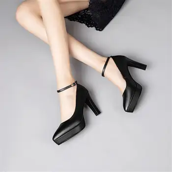 Fashion 2020 Footwear Top Quality Genuine Leather Pointed Toe 3 Kinds Of Style High Heels Office Lady Pumps Women Shoes Woman
Fashion 2020 Footwear Top Quality Genuine Leather Pointed Toe 3 Kinds Of Style High Heels Office Lady Pumps Women Shoes Woman