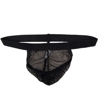 Men Seductive Mesh Transparent G-string Underwear Black
Men Seductive Mesh Transparent G-string Underwear Black