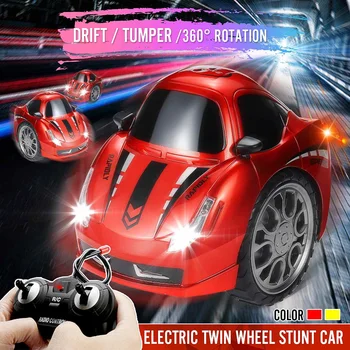 360 Degree Rotation Drift Electric Twin Wheel Stunt Car With Remote Control Racing Car Off Road Race Car Charging Type
360 Degree Rotation Drift Electric Twin Wheel Stunt Car With Remote Control Racing Car Off Road Race Car Charging Type