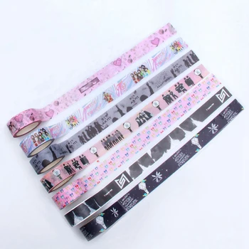 KPOP Paper Tape Got7 TWICE EXO SUPER M Photo Sticker Paper Masking Scrapbook Notebook Sticker Cute Washi Tape
KPOP Paper Tape Got7 TWICE EXO SUPER M Photo Sticker Paper Masking Scrapbook Notebook Sticker Cute Washi Tape