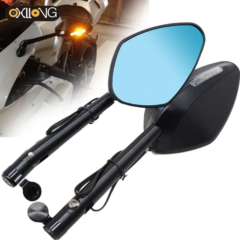 Motorcycle Rear View Mirror Side Mirrors with Turn Signal light For Yamaha YZF R1 R6 FZ1 FZ6 R3 Suzuki GSXR GSX-R 600 750 1000
Motorcycle Rear View Mirror Side Mirrors with Turn Signal light For Yamaha YZF R1 R6 FZ1 FZ6 R3 Suzuki GSXR GSX-R 600 750 1000