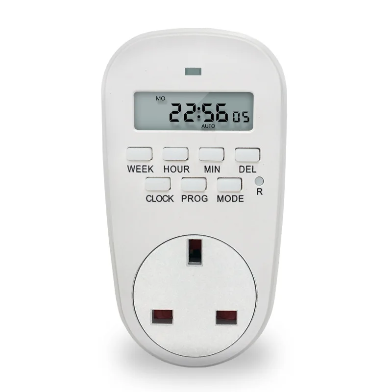 Weekly Programmable Digital Smart Timer Time Switch Outlet Plug Timing Socket UK Plug For Mobile Phone Battery Car
Weekly Programmable Digital Smart Timer Time Switch Outlet Plug Timing Socket UK Plug For Mobile Phone Battery Car